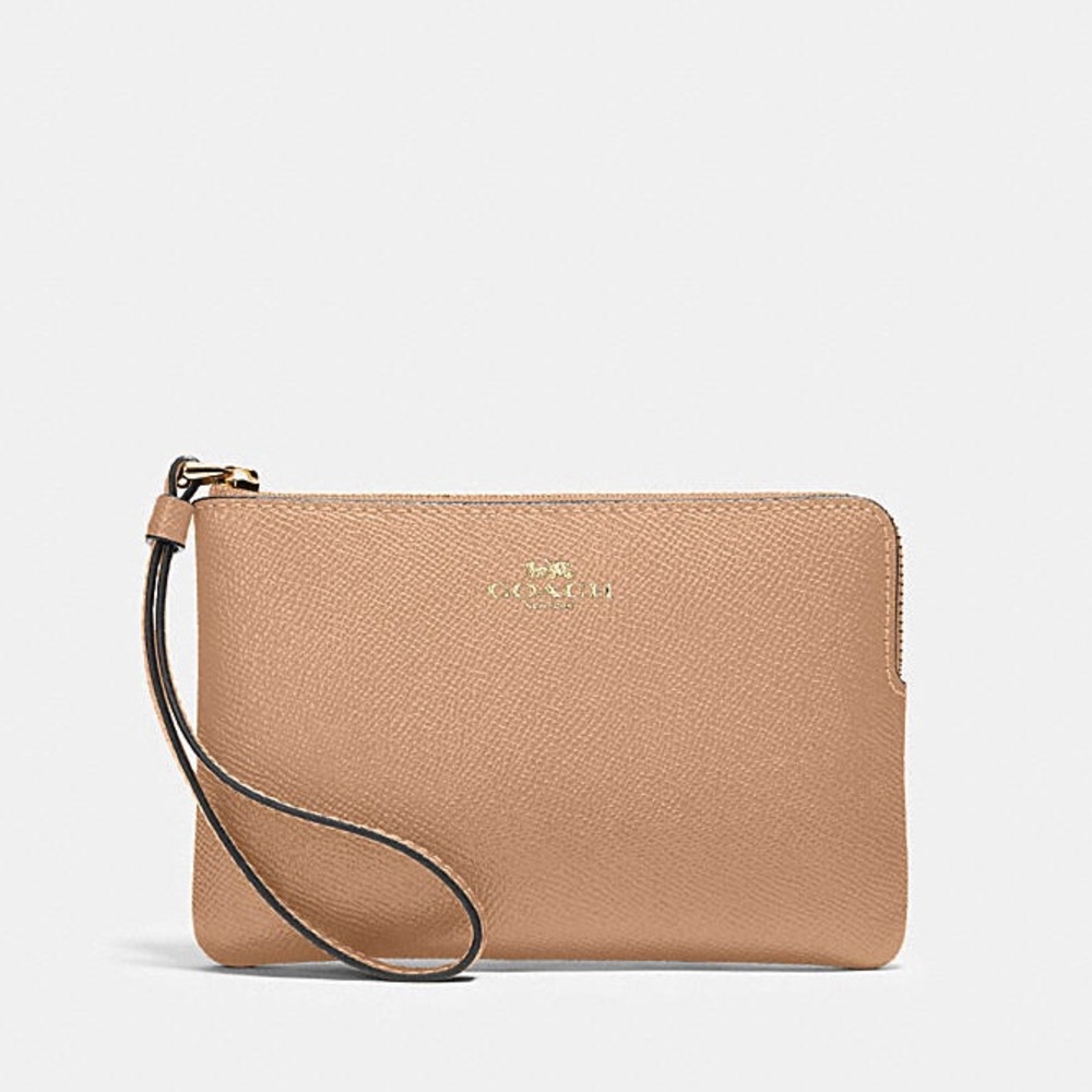 NWT COACH LEATHER WRISTLET